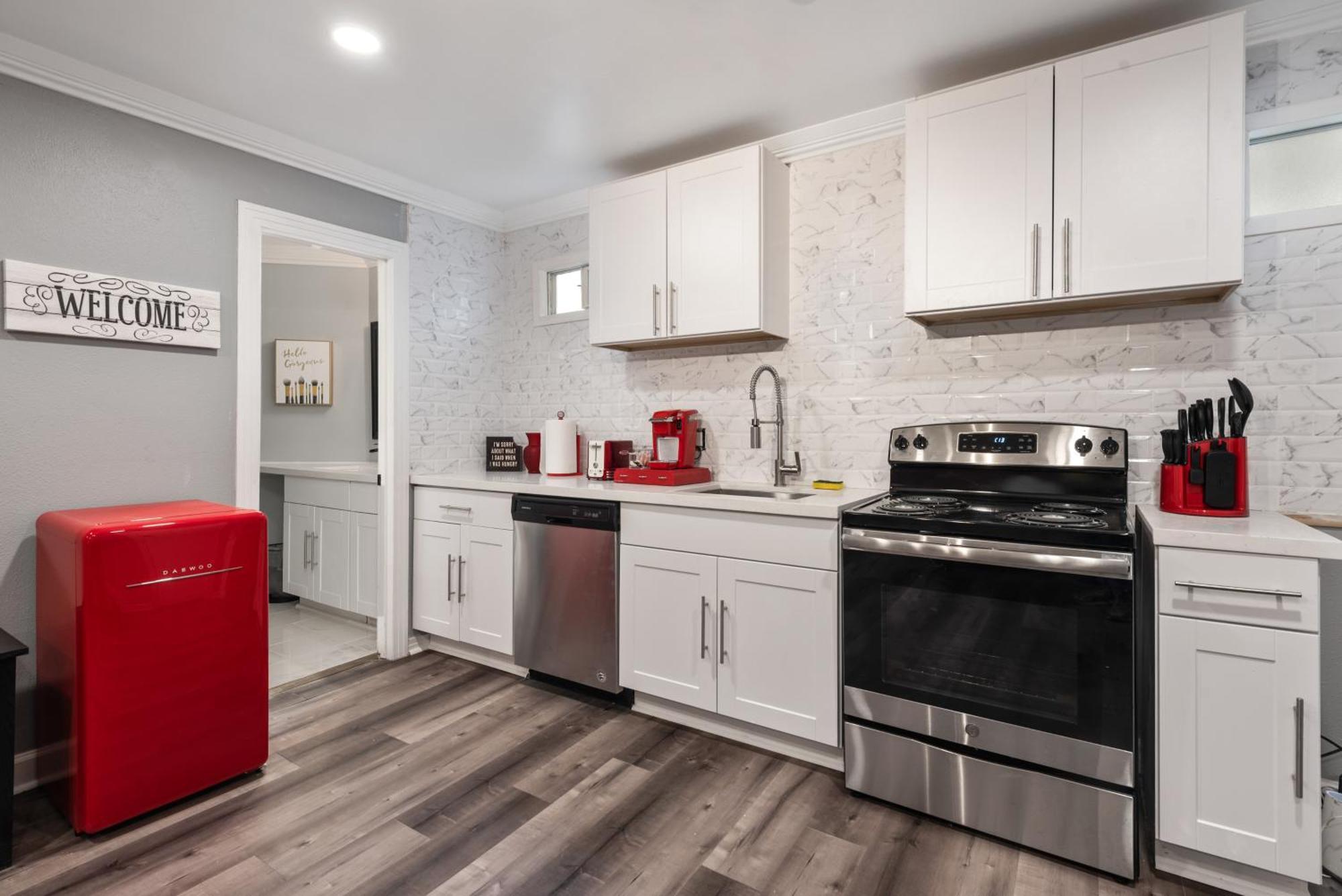 Urban Retreat 1Br With Free Park Apartment Houston Bagian luar foto